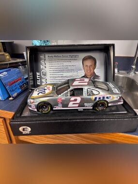 2001 Action Elite Metal Series Rusty Wallace's #2 Miller Lite Ford Taurus